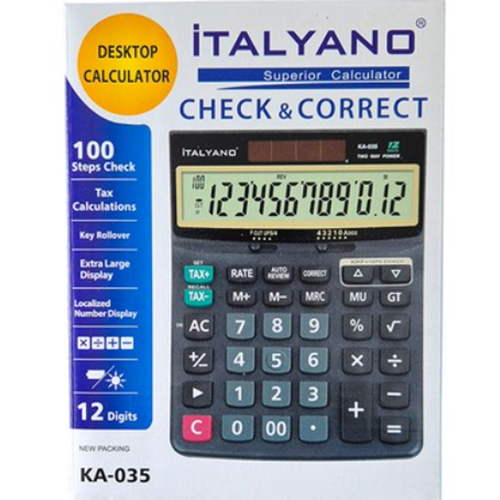 KA035 HESAP MAKİNESİ