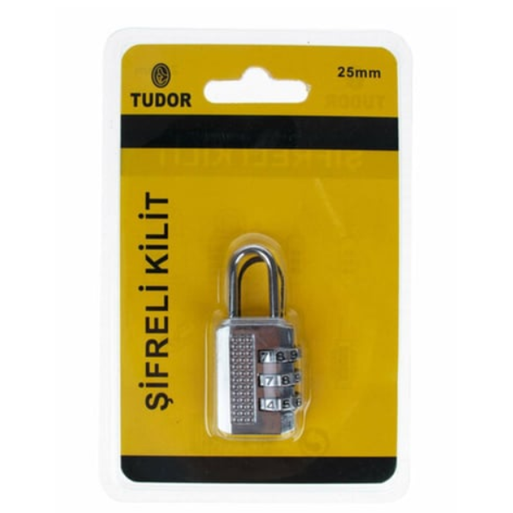TUDOR 25MM ŞİFRELİ KİLİT